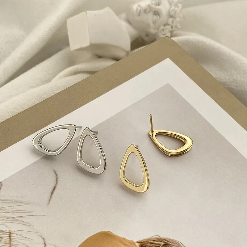 

S925 Silver Needle Earring 2021 trendy simple temperament fashion earrings