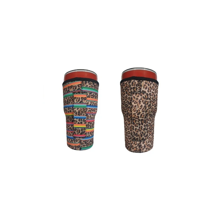 

RTS Beautyflier Reusable Iced Coffee Cup Insulator Handle Sleeve Custom Tumblers Sleeves With Handles Neoprene Tumbler Holder