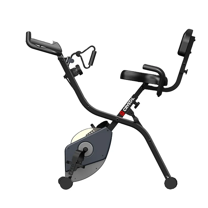 

SJ-102 High Quality Folding magnetic fitness spinning bike recumbent fitness bike X bike, Black