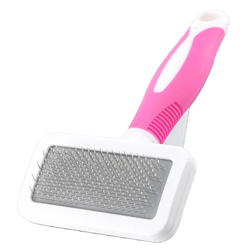 

Best Seller Self Cleaning Slicker Brush Gently Removes Loose Undercoat Mats And Tangled Hair, Red,green