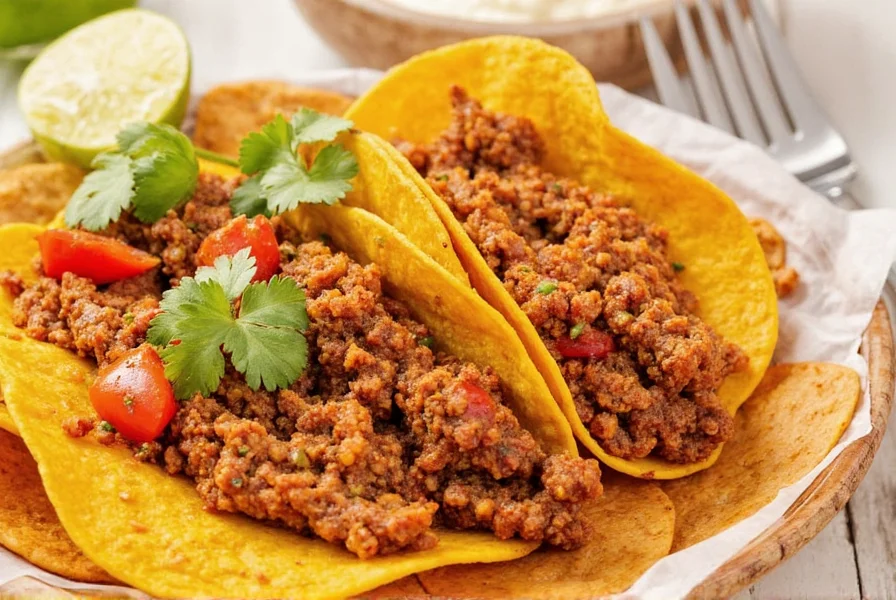 Kitchen spice rack with taco seasonings