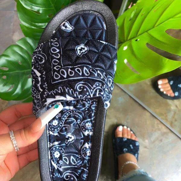 

Large size women's shoes summer new style European and American fashion platform slippers