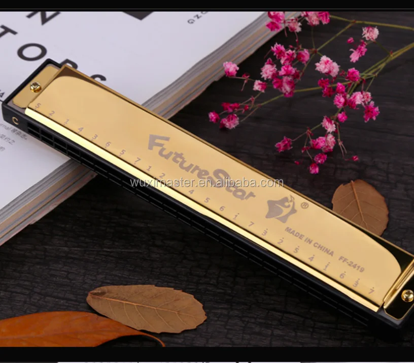 24 Holes Harmonica Professional,Harmonica Chromatic,Harmonica For Sale Buy Harmonica
