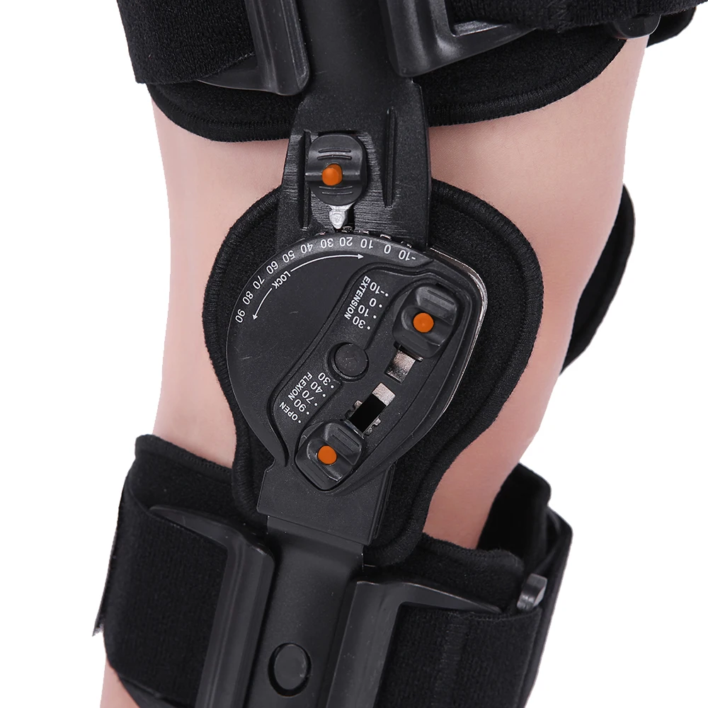 Medical Orthopedic Knee Pads Support Articulated Orthosis Double Hinged