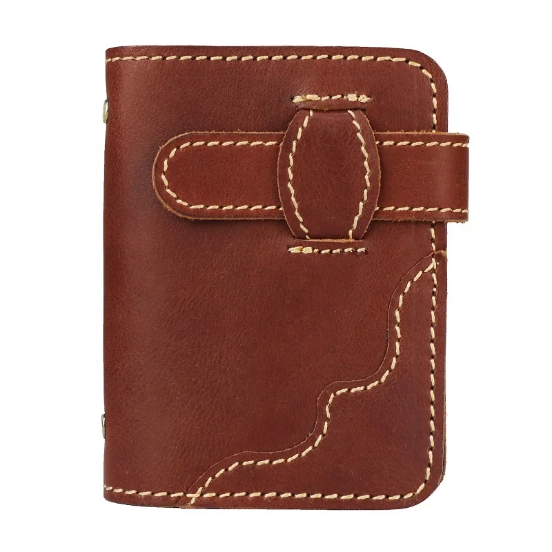 

Dropshipping 1 Pc Custom High Capacity Cardholder Wallets Genuine Leather Card Holders For Men, Brown