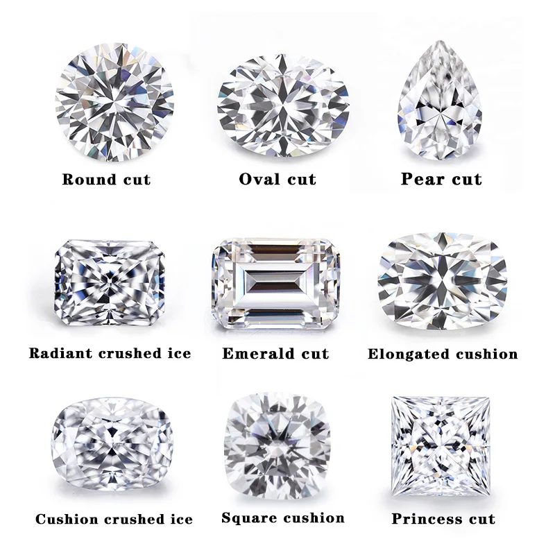 

Big promotion moissanite D white VVS watch diamond moissanite diamond jewelry gra certificate diamond loose moissanite