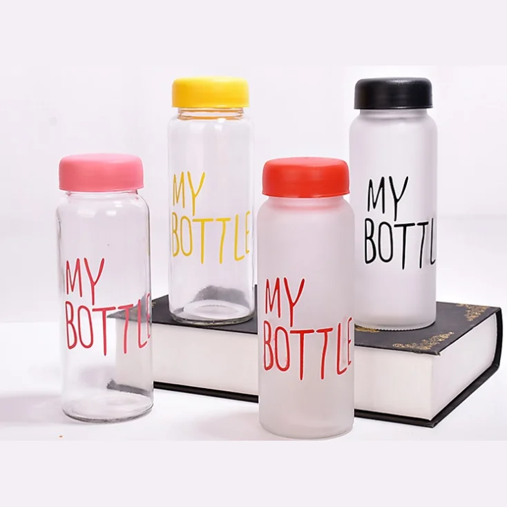 

Eco Friendly Portable Clear My Bottle Sport Plastic Glass Fruit Juice Water bottle for promotion, Customized color