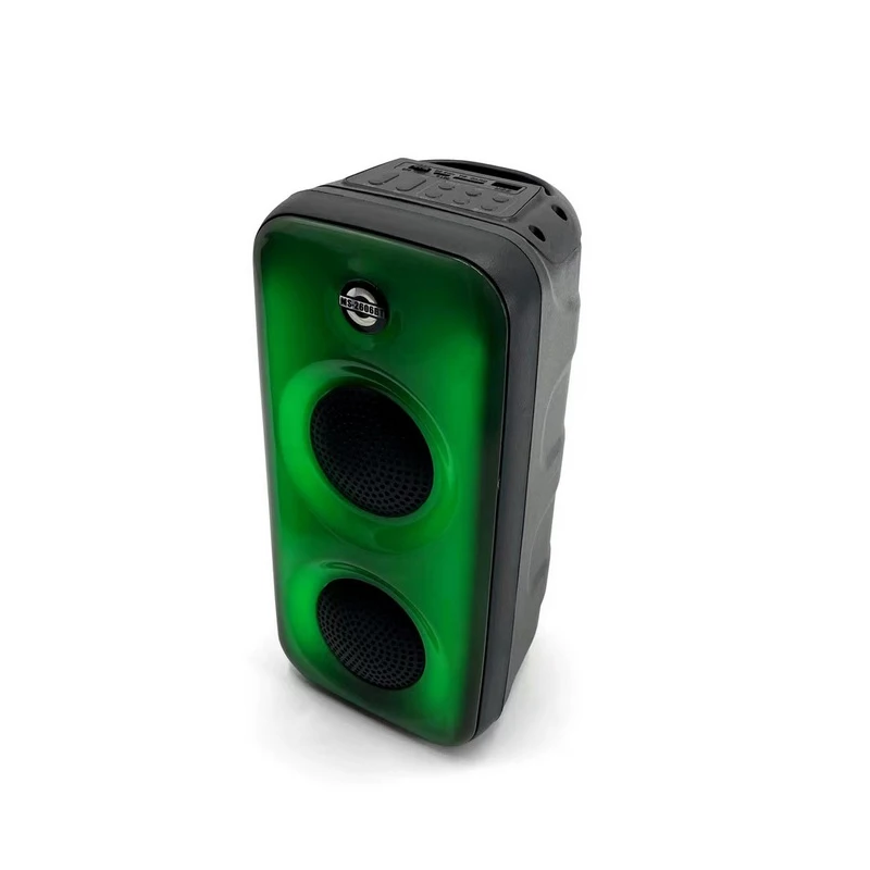 

MS-2606 New Design Bass Speaker Double 3inch Speaker Small TWS Stereo Speaker With Dazzling Lights