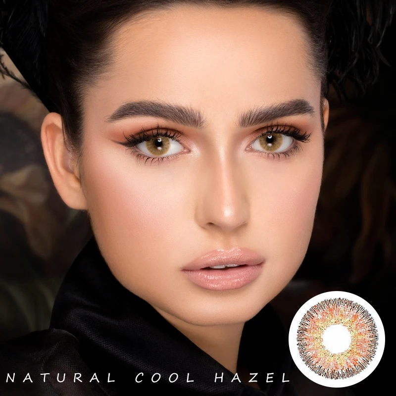 

Moonve Korean Natural Color Cosmetic Disposable Soft Contact Lens wholesale Lentes de contacto, 10 colors