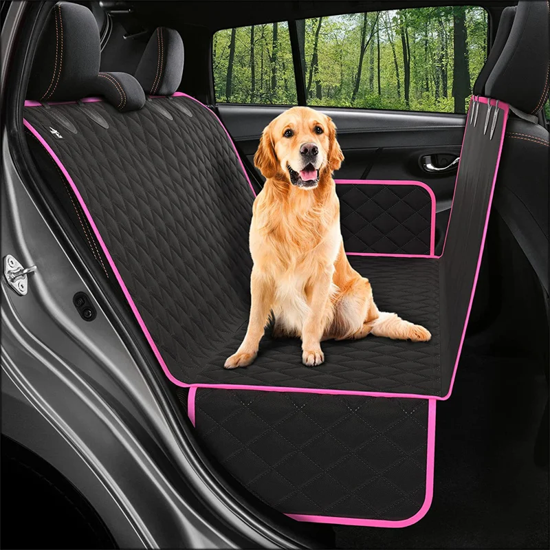 

Factory wholesale custom size custom LOGO pet rear seat antifouling pad dog car seat cover, Pic shows