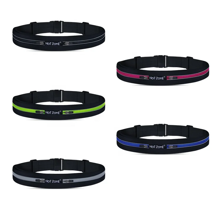 

Free Sample 2- Pocket Waterproof Fitness Sports Phone Holder Running waist band Belt Waist Bag Fanny Pack
