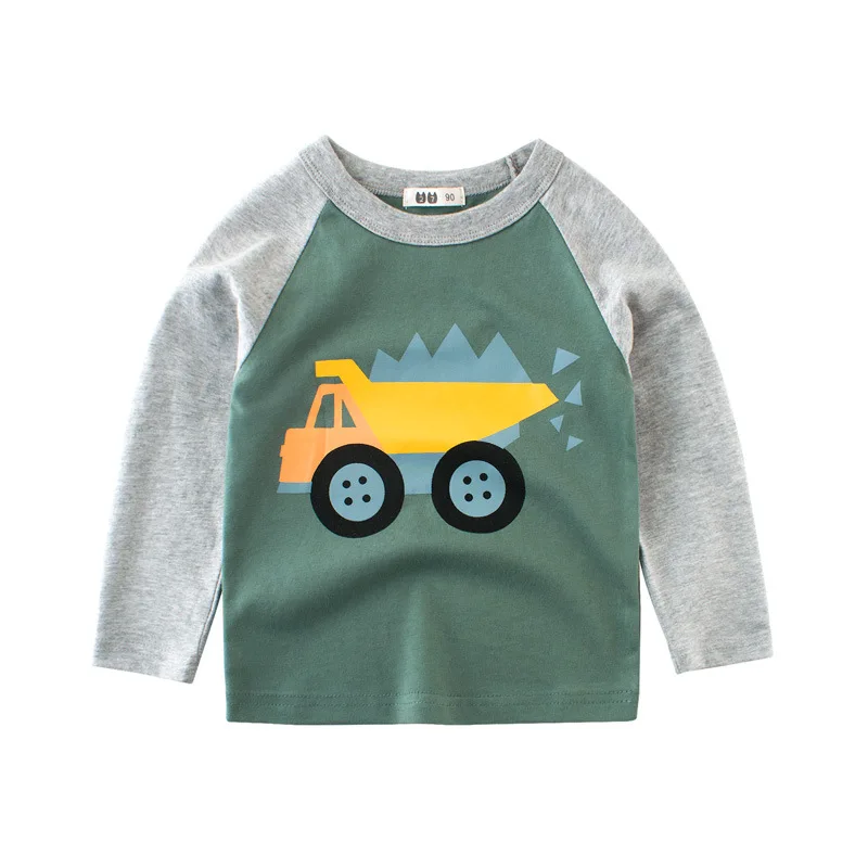 

free shipping kids fashion clothes 2021 wholese round neck screen printing childrens tshirts