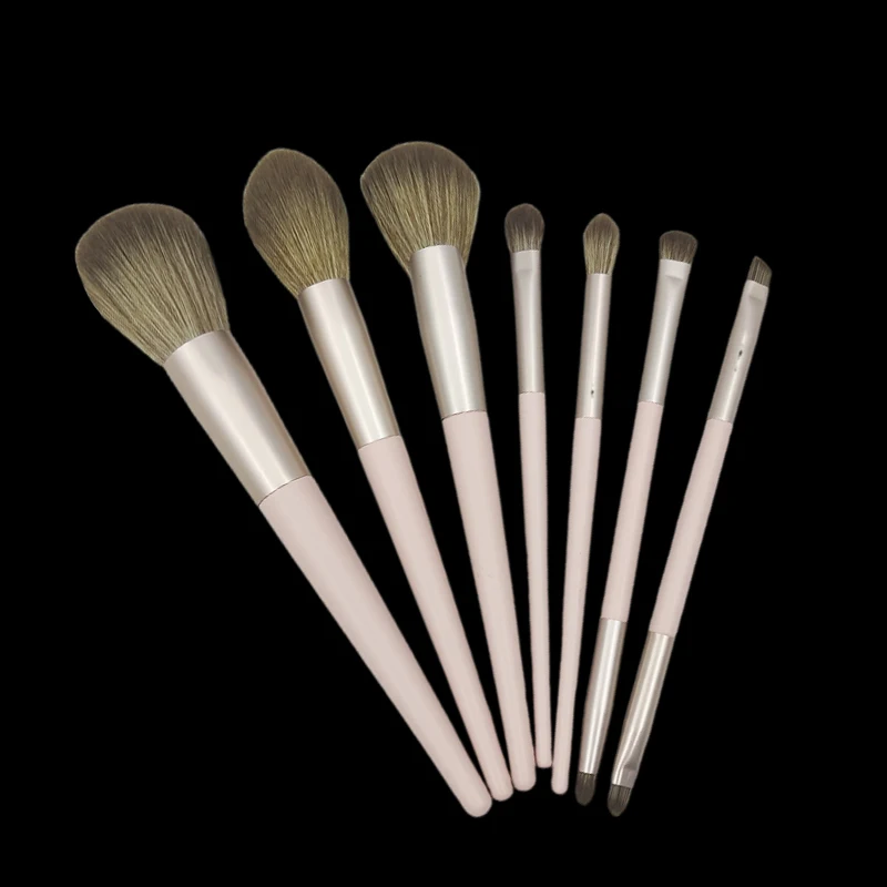 

Stock sell Wooden 16pcs brush make up Set, Black