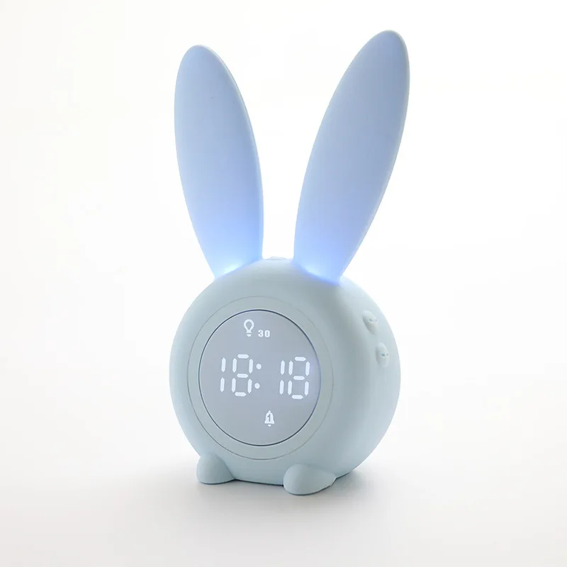 

Cute Rabbit Digital Wake Up Clock with Night Light