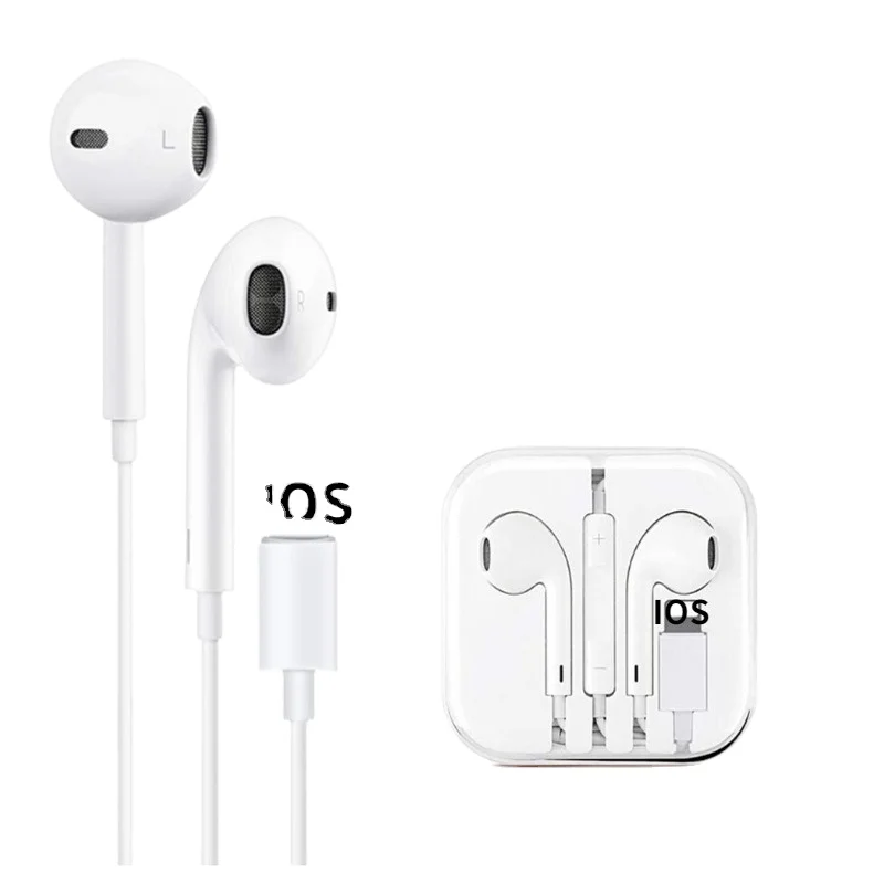 

In-ear Mobile Phone Wire Control With Wheat Phone Headphones for Apple 7 Android TPC