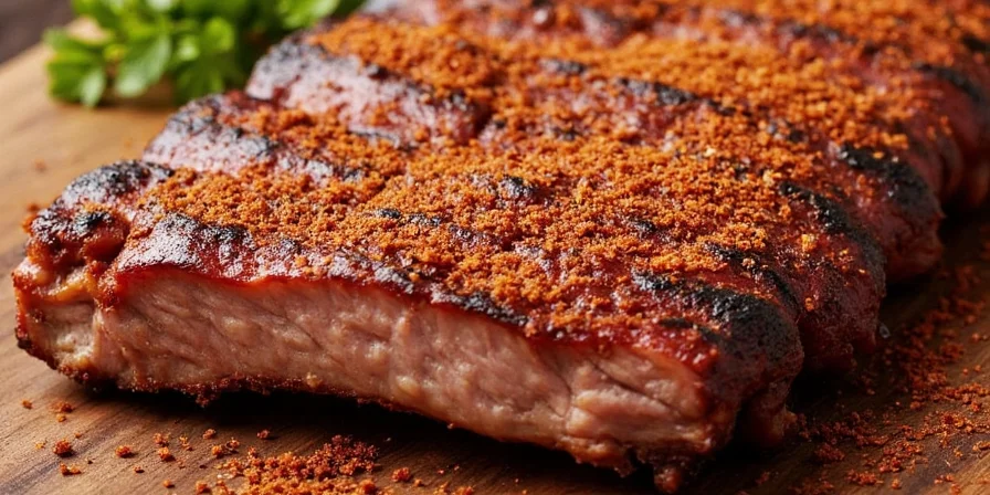 Massaging Ribs with Rub