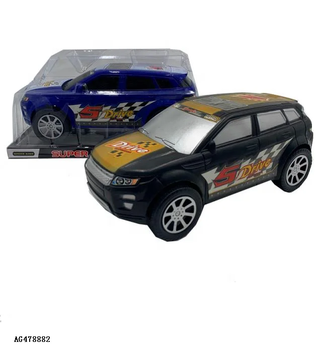 
2 Asstd color friction power car toy for boy kids! 