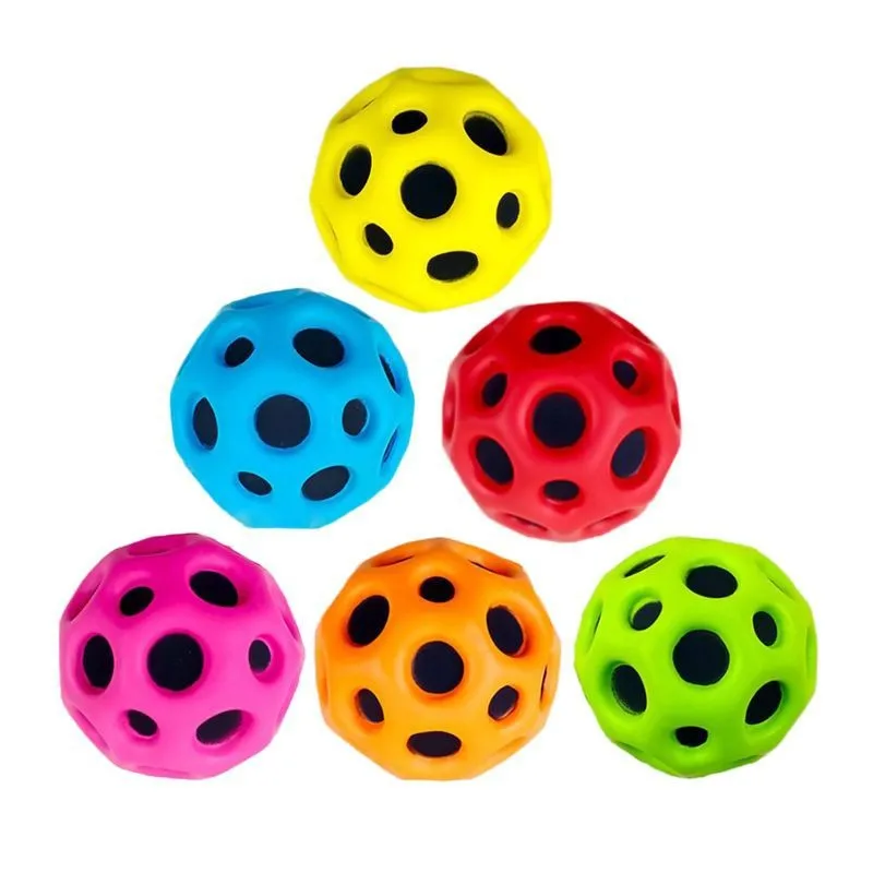 

Cross Border Popular Elastic High Bounce Hole PU Foam Ball Multi Parent-child Interactive Stress Relief Toy Wholesale
