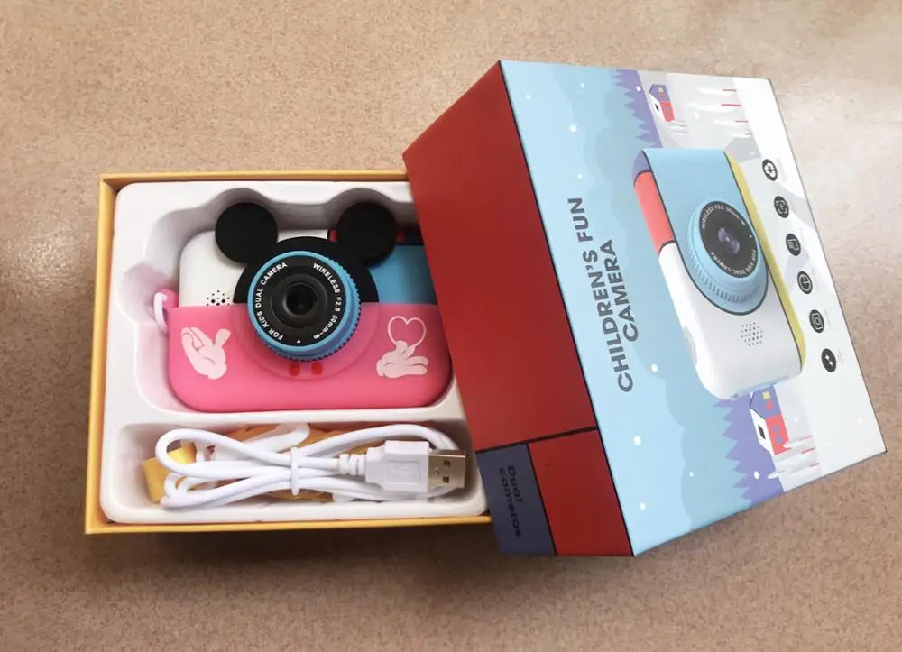 
kids camera for boys girls Kids Educational Toys print watch gift mini camera 