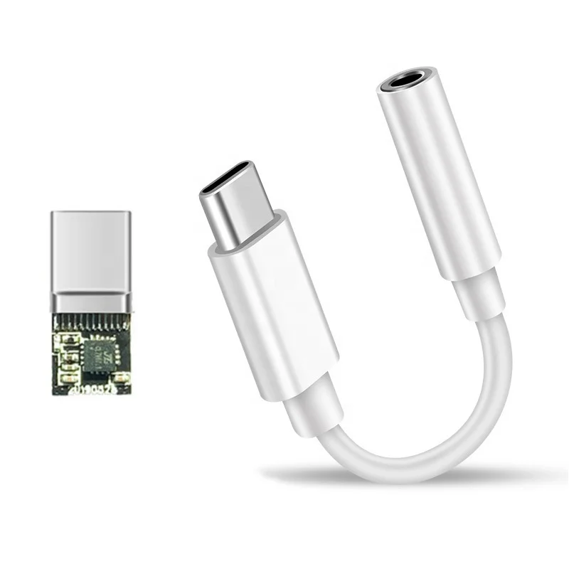 

Type c to 3.5mm Jack Converter Earphone Audio Adapter Cable USB C to 3.5 AUX Cable For Huawei P30 pro Xiaomi Mi 9 8, White or custom