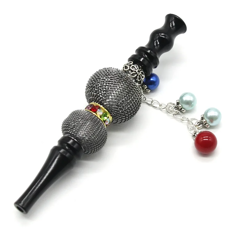 

Black Metal hookah accessories luxury shisha mouth, Mix color
