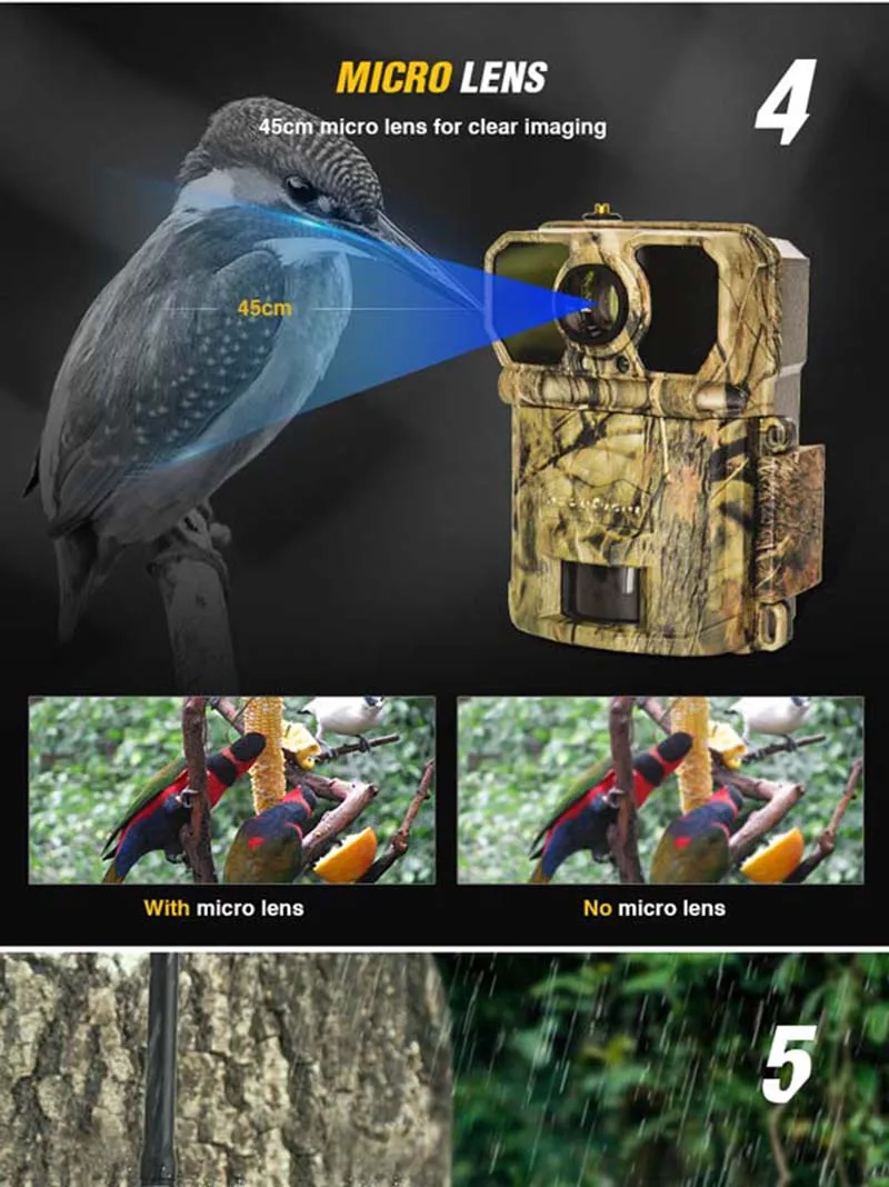 Gsm Ltl Acorn Security Outdoor Camera Sms Mms 4G Trail Hunt Camera