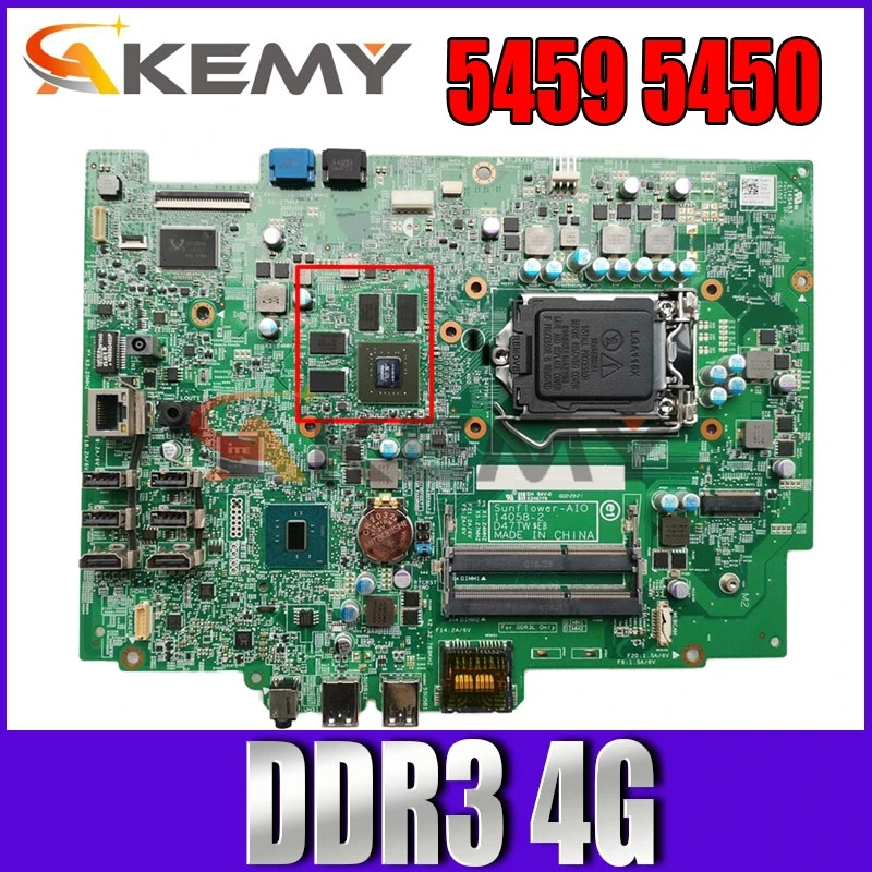 

For Dell 5459 5450 Motherboard DDR3 4G AIO CN-WCWFJ 0WCWFJ WCWFJ Original Used Motherboard 100% work