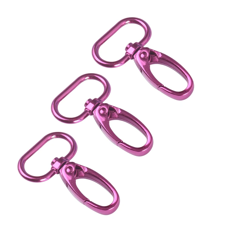 

New Light Purple Snap Hook Swivel Snap Hook Hardware Accessories Swivel Metal Snap Hook