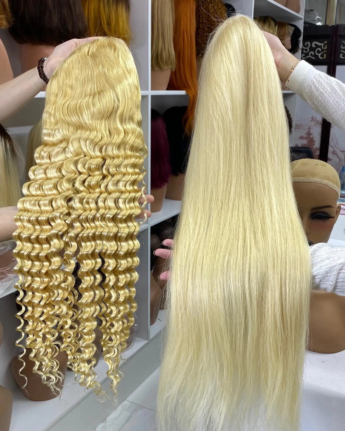 

613 Blonde HD Full Lace Wigs Raw Virgin Human Hair Lace Front Wig for Black Women Peruvian 360 Lace Closure Frontal Wig