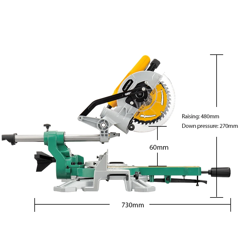 Luxter 185mm 1500w Sliding Miter Saw Woodworking Bench Top Cutting