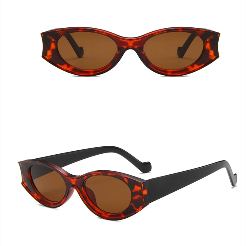 

DLL5252 2021 Hot Sale Eyewear Fashionable Sun glasses For Women Oval Cat Eye Sunglasses Eyeglass Unisex