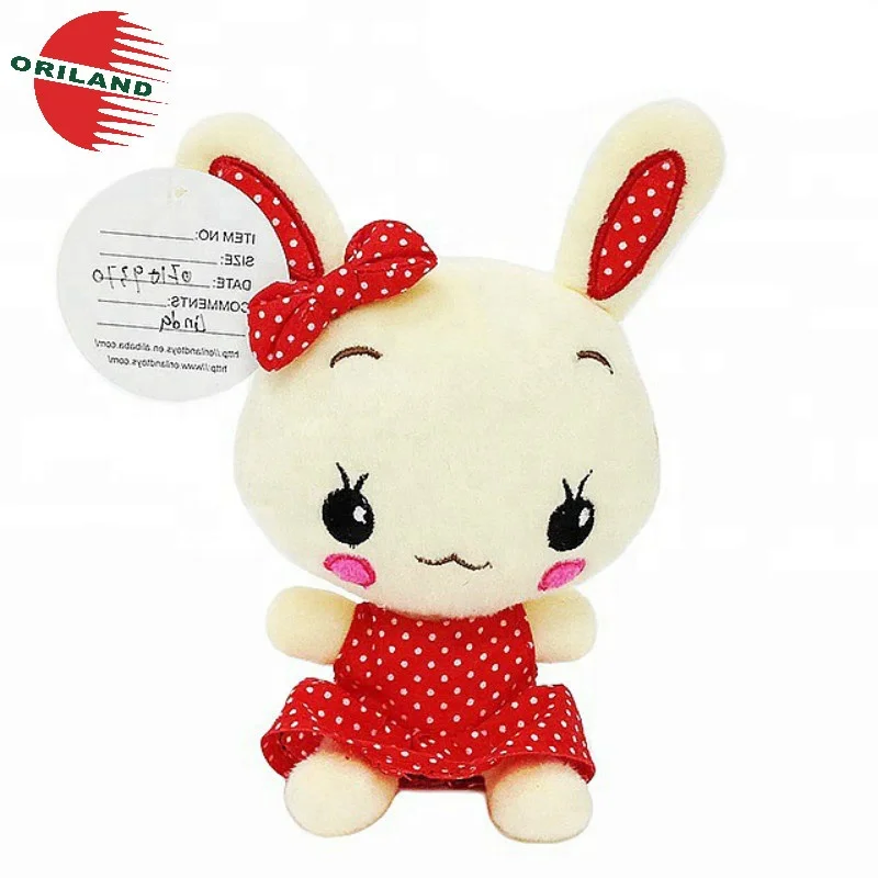 red stuffed bunny