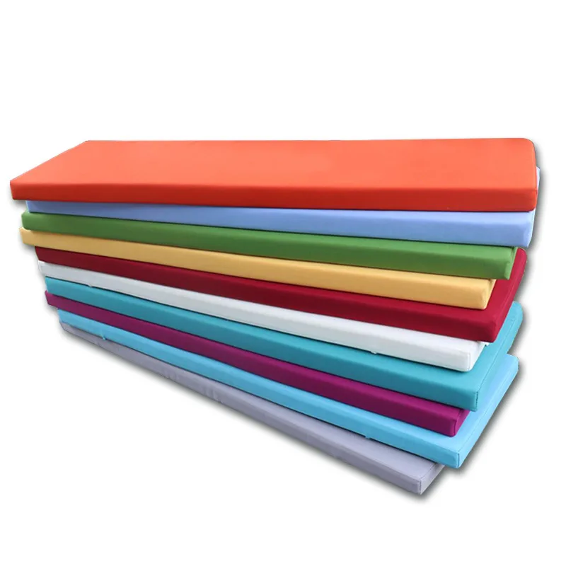 High Density Sponge Seat Cushion Long Bench Rectangle Sofa Seat Cushion Water Resistant Custom Size Welcome Cushion Cojines