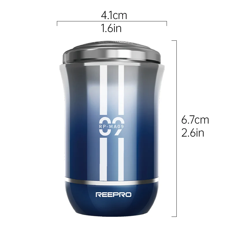 USB Rechargeable Mini Pocket Size Portable Electric Shaver for Men's Wet and Dry Shaving for Car Use Facial Shaving