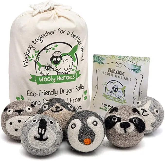 

Wholesale Wool Dryer Balls Organic Eco Friendly 6 Pack XL, Customized color