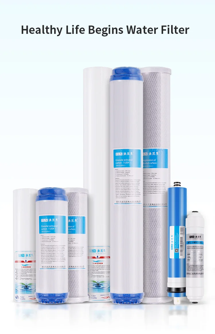 Pp Filter Household Reverse Osmosis Water Filter Water Purifier