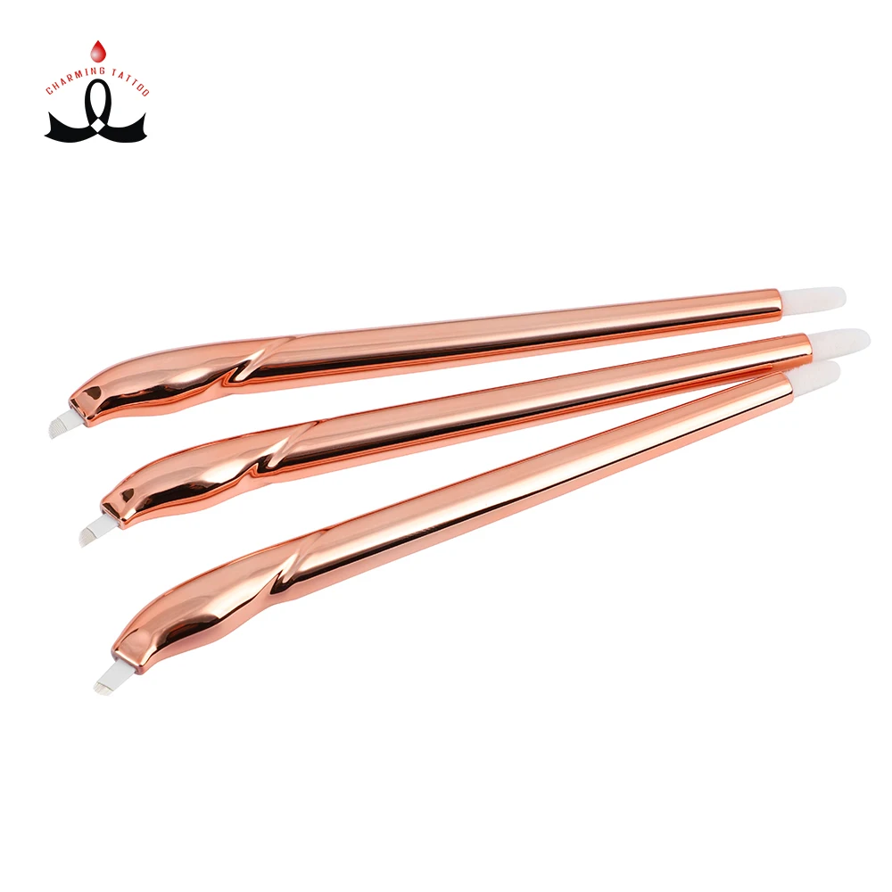 

Lushcolor Microblading Supplier Eyebrow Champagne Disposable Microblading Pen Eyebrows Tattoo Pen