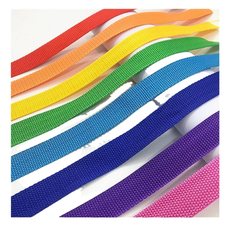 

Custom Colorful Polypropylene Webbing Strapping for Backpack Webbing pp webbing Belt Woven Accept Customized