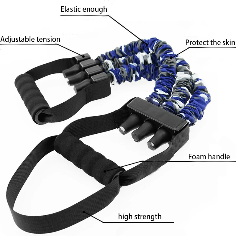 

Custom Logo Printed Latex Duty Workout Equipment Adjustable Resistance Band Resistance Bands, Customized