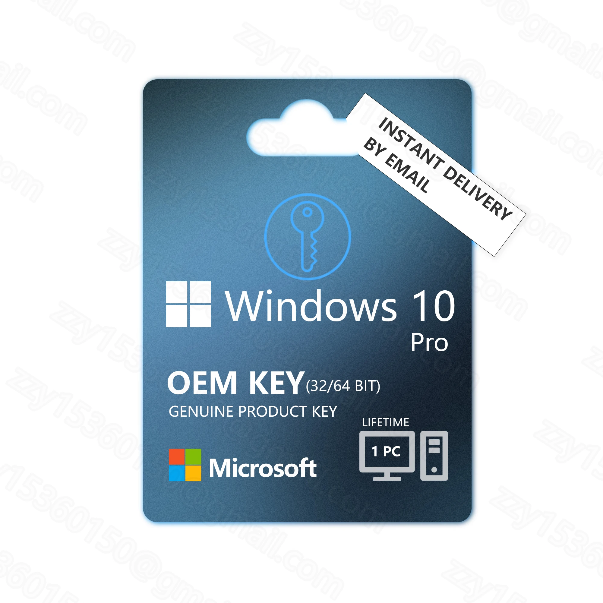 Win 10 Pro Key email instant d