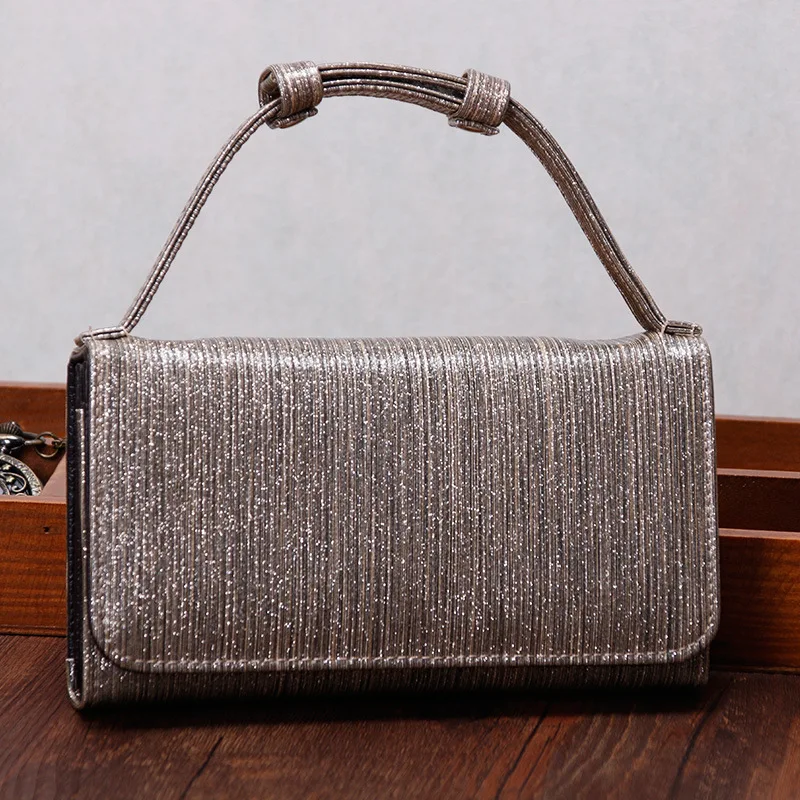 

Shiny Evening Clutch Wallet Daily Purse with Chain Shoulder Leather Bag for Saudi Arabia Women for Party, Yellow,purple,orange,black,rose red,white,pink,brown,red,gray,apricot