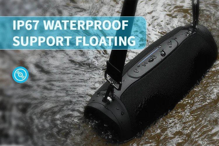 Power bank function True Wireless Stereo Powerful Big Sound Portable 100% Waterproof Outdoor Speaker - ANKUX.COM