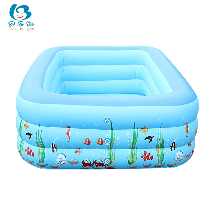 
New design lounge bath kids swimming 6 person inflatable pool 