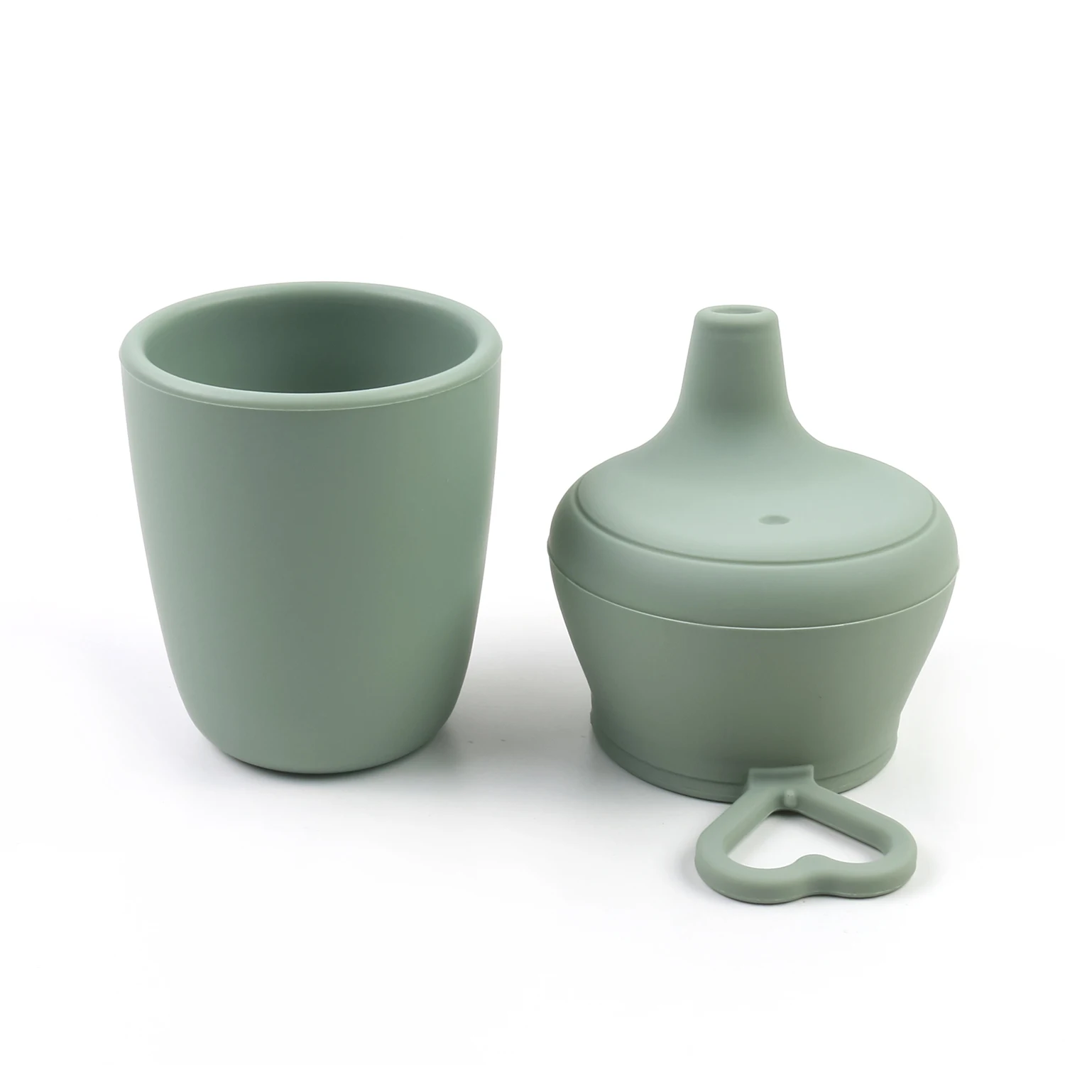 

trade baby Silicone mug cover top sippy cup lid With cup Lids Straw