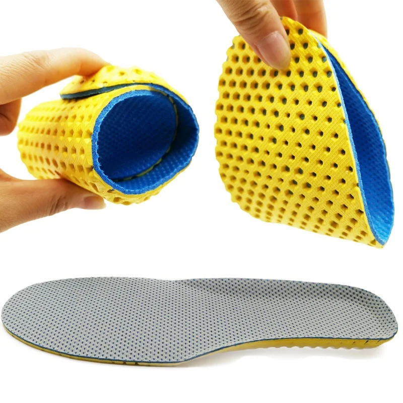 

Stretch Breathable Deodorant Running Cushion Insoles For Feet Honeycomb bottom Insoles For Shoes Sole Orthopedic Pad Memory Foam, Customized