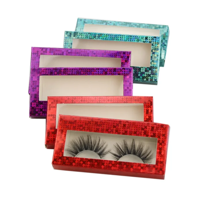 

Private Label free sample Silk Mink Lashes 3D Fiber Custom Packing Box 3D Faux Mink Lash Natural Eyelash Wholesale, Black