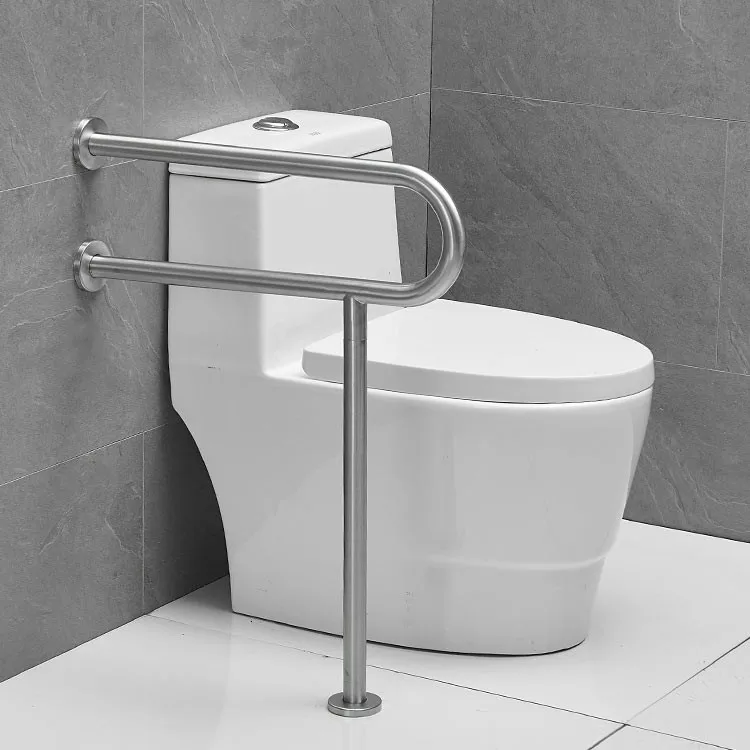 safety-bathroom-grab-bars-7W001-grey-tile-bathroom-floor-leg-base-disc-full-frame-installed