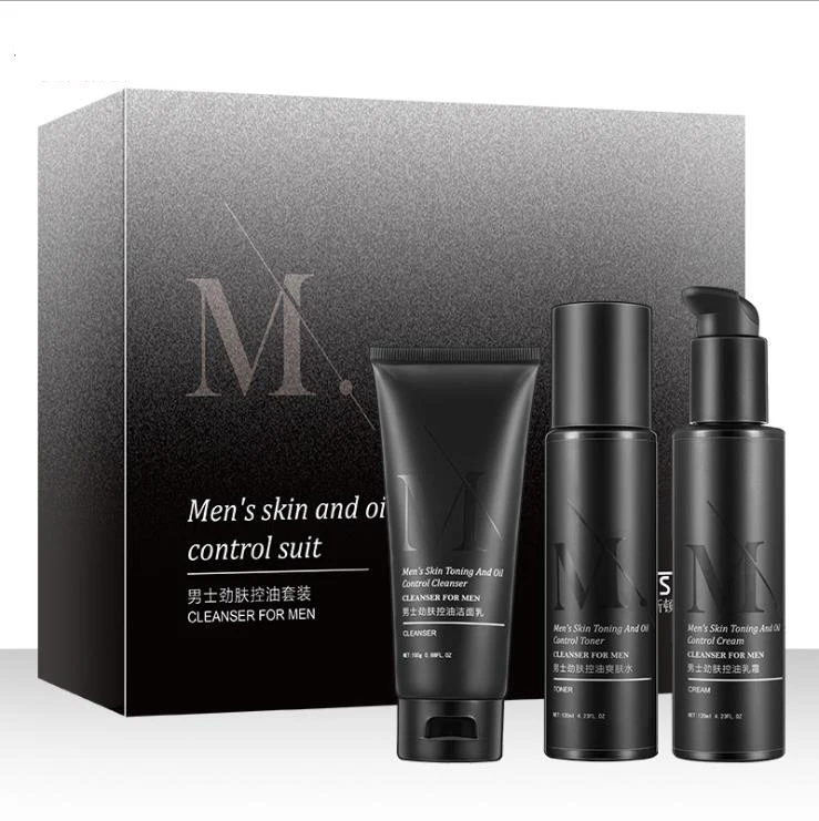 

Holu wholesale Whitening Acne Treatment Moisturizing Repair Oil Control men face care set