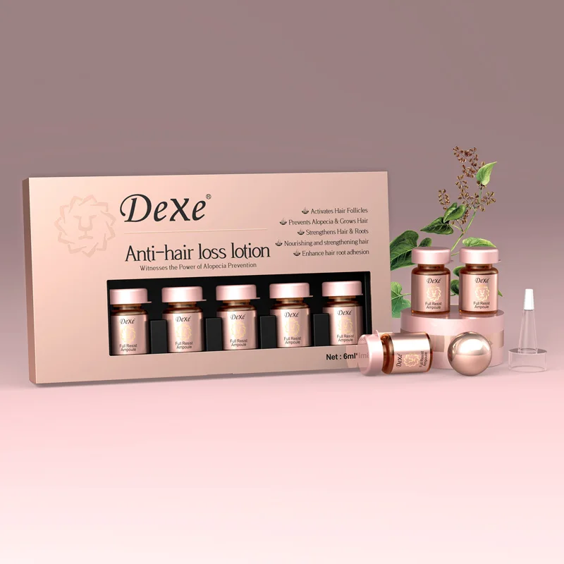 

Dexe 2022 new magic hair growth products kit organic natural herbal anti hair loss serum oil