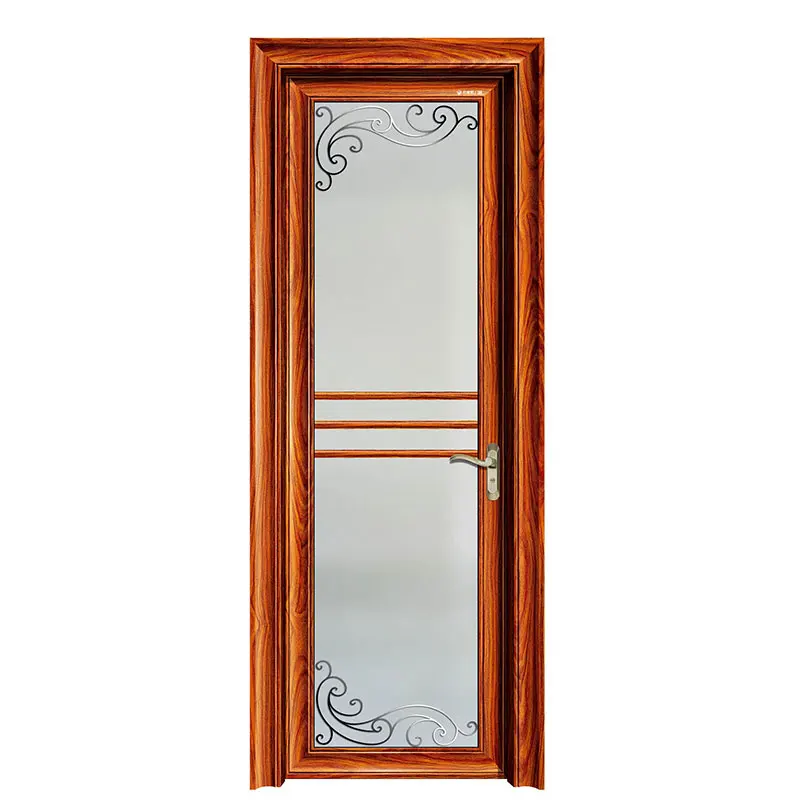 diaosi 83 oufeng 铝合金门双玻璃房门单侧框架盖旋转门